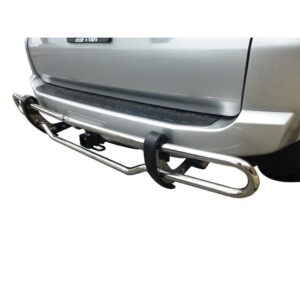 Double Tube Rear Bumper Guard Stainless Steel