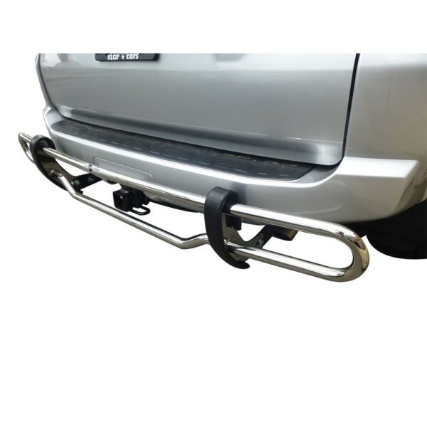 Double Tube Rear Bumper Guard Stainless Steel
