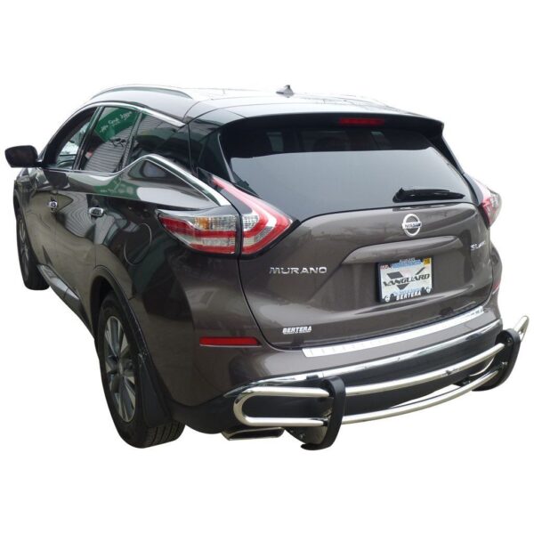 Double Tube Rear Bumper Guard Stainless Steel
