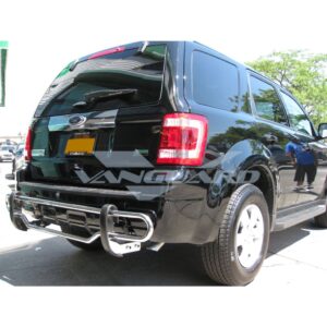 Double Tube Rear Bumper Guard Stainless Steel