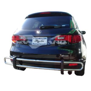 Double Tube Rear Bumper Guard Stainless Steel