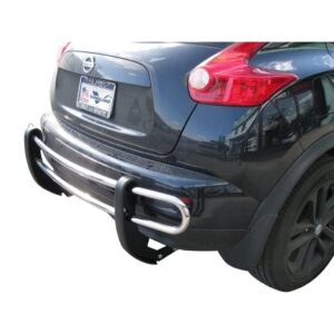 Double Tube Rear Bumper Guard Stainless Steel