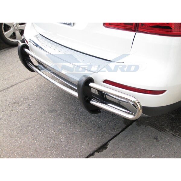 Double Tube Rear Bumper Guard Stainless Steel