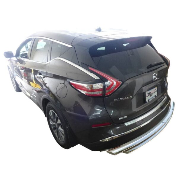 Double Layer Rear Bumper Guard Stainless Steel