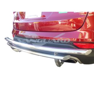 Double Layer Rear Bumper Guard Stainless Steel