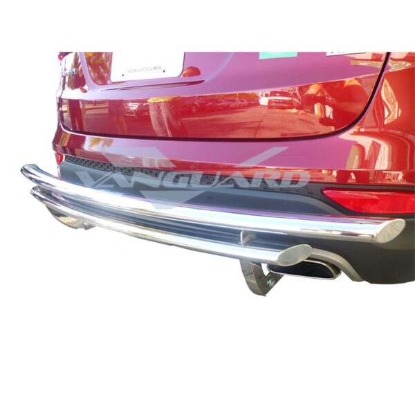 Double Layer Rear Bumper Guard Stainless Steel