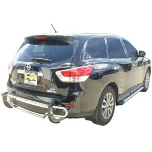 Double Tube Rear Bumper Guard Stainless Steel