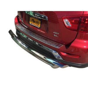 Double Layer Rear Bumper Guard Stainless Steel