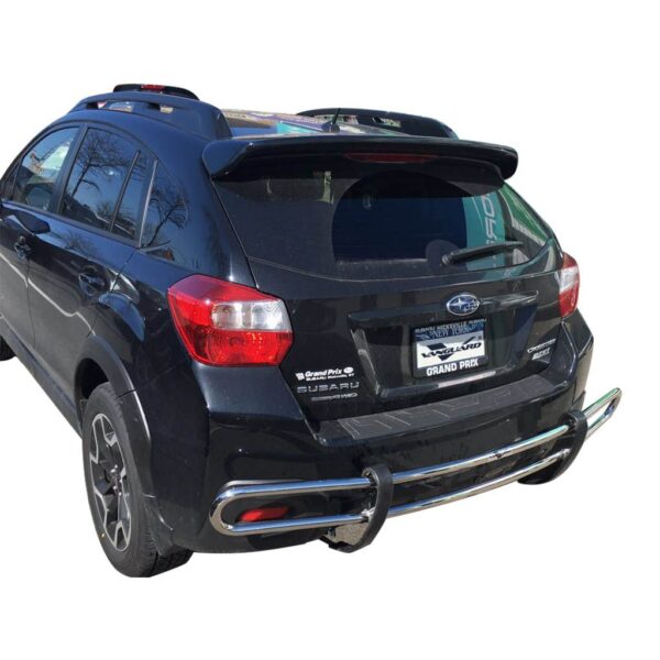 Double Tube Rear Bumper Guard Stainless Steel
