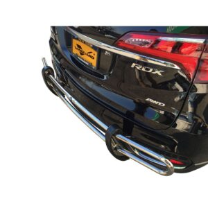 Double Tube Rear Bumper Guard Stainless Steel