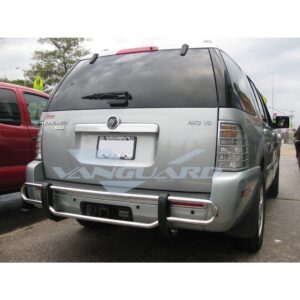 Double Tube Rear Bumper Guard Stainless Steel