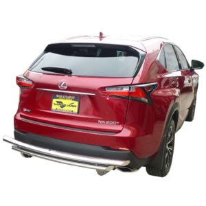 Double Layer Rear Bumper Guard Stainless Steel