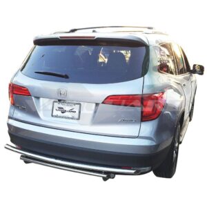 Double Layer Rear Bumper Guard Stainless Steel