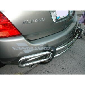 Double Tube Rear Bumper Guard Stainless Steel