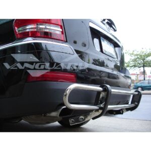 Double Tube Rear Bumper Guard Stainless Steel
