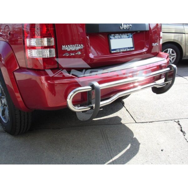 Double Tube Rear Bumper Guard Stainless Steel