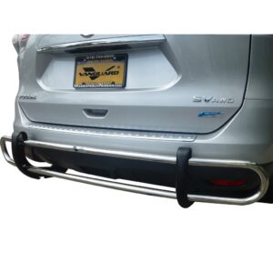 Double Tube Rear Bumper Guard Stainless Steel
