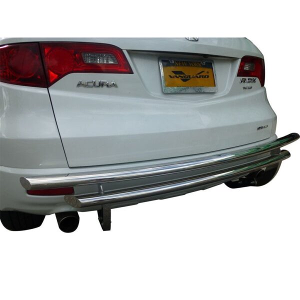 Double Layer Rear Bumper Guard Stainless Steel