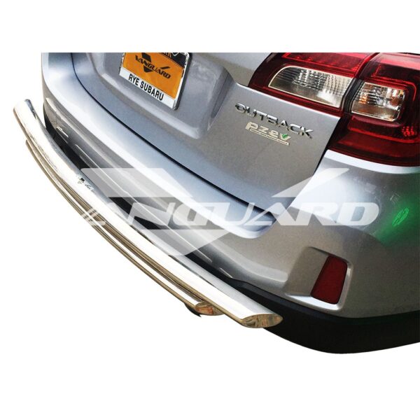 Double Layer Rear Bumper Guard Stainless Steel