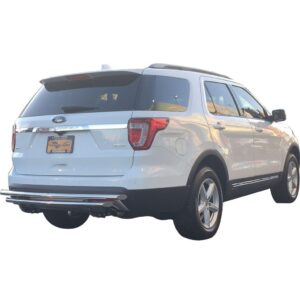 Double Layer Rear Bumper Guard Stainless Steel