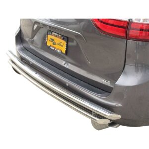 Double Layer Rear Bumper Guard Stainless Steel
