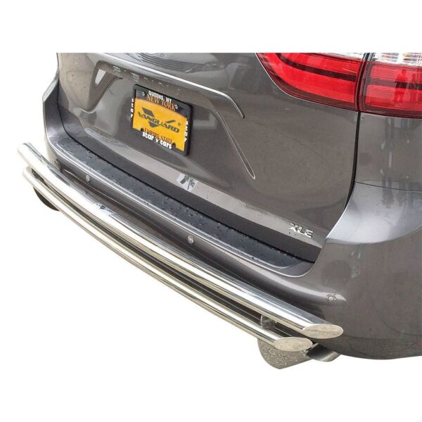Double Layer Rear Bumper Guard Stainless Steel