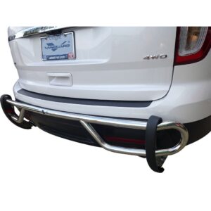 Double Tube Rear Bumper Guard Stainless Steel