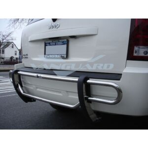 Double Tube Rear Bumper Guard Stainless Steel