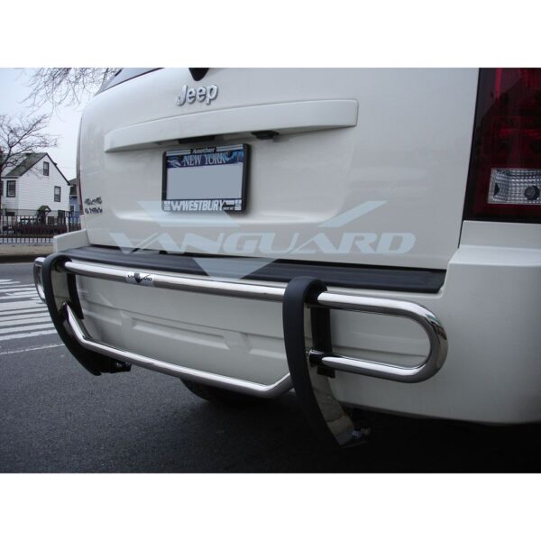 Double Tube Rear Bumper Guard Stainless Steel
