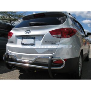 Double Tube Rear Bumper Guard Stainless Steel