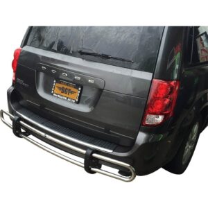Double Tube Rear Bumper Guard Stainless Steel