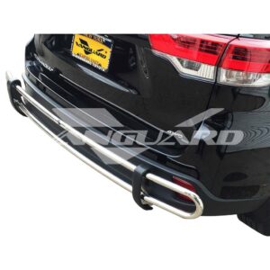 Double Tube Rear Bumper Guard Stainless Steel