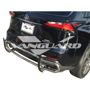 Double Tube Rear Bumper Guard Stainless Steel