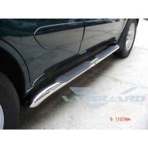 3in Round Side Steps Stainless Steel