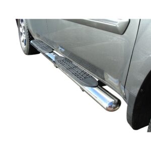 4in Oval Side Steps Stainless Steel