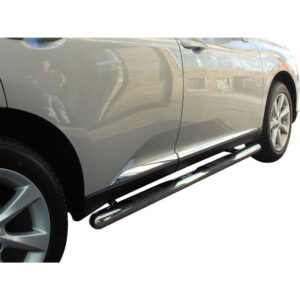 3in Round Side Steps Stainless Steel