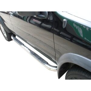 3in Round Side Steps Stainless Steel