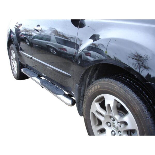 4in Oval Side Steps Stainless Steel