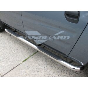 3in Round Side Steps Stainless Steel