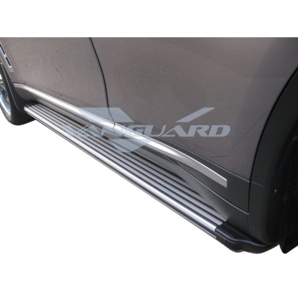 F7 Style Running Boards Brushed Aluminum