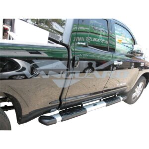 OE Style Running Boards Brushed Aluminum