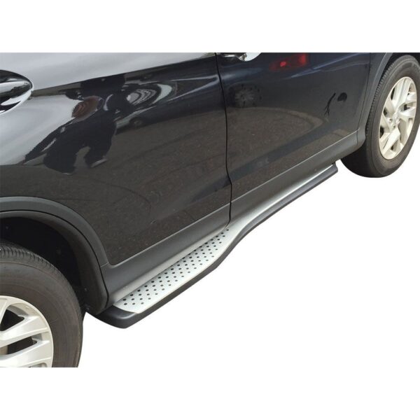OE Style Running Boards Brushed Aluminum