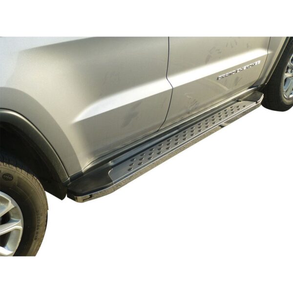 F2 Style Running Boards Polished Chrome
