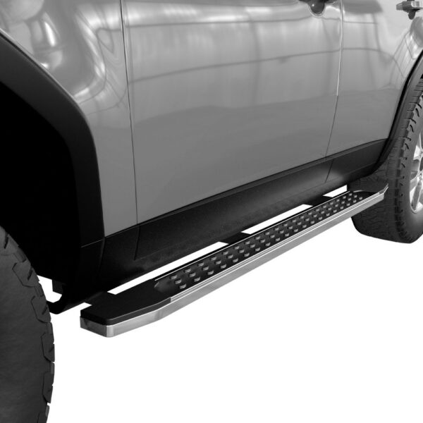 F2 Style Running Boards Polished Chrome