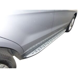 OE Style Running Boards Brushed Aluminum