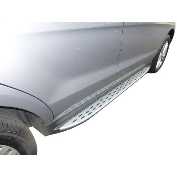 OE Style Running Boards Brushed Aluminum