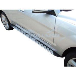 OE Style Running Boards Brushed Aluminum