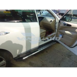 H1 Running Boards Brushed Aluminum
