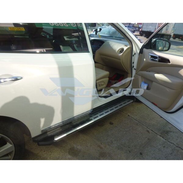 H1 Running Boards Brushed Aluminum