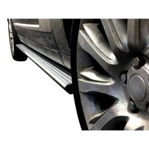 OE Style Running Boards Brushed Aluminum